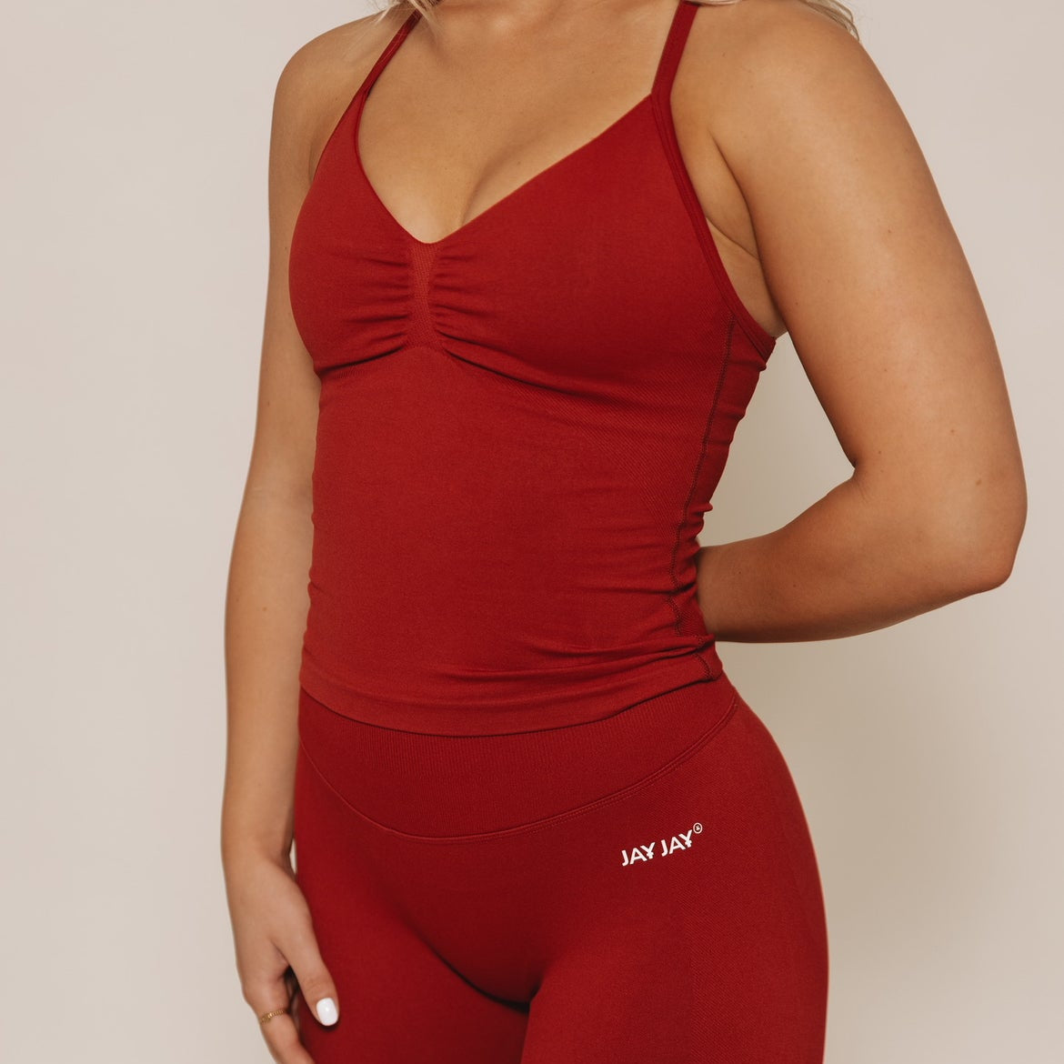 Bloom longline bra Red