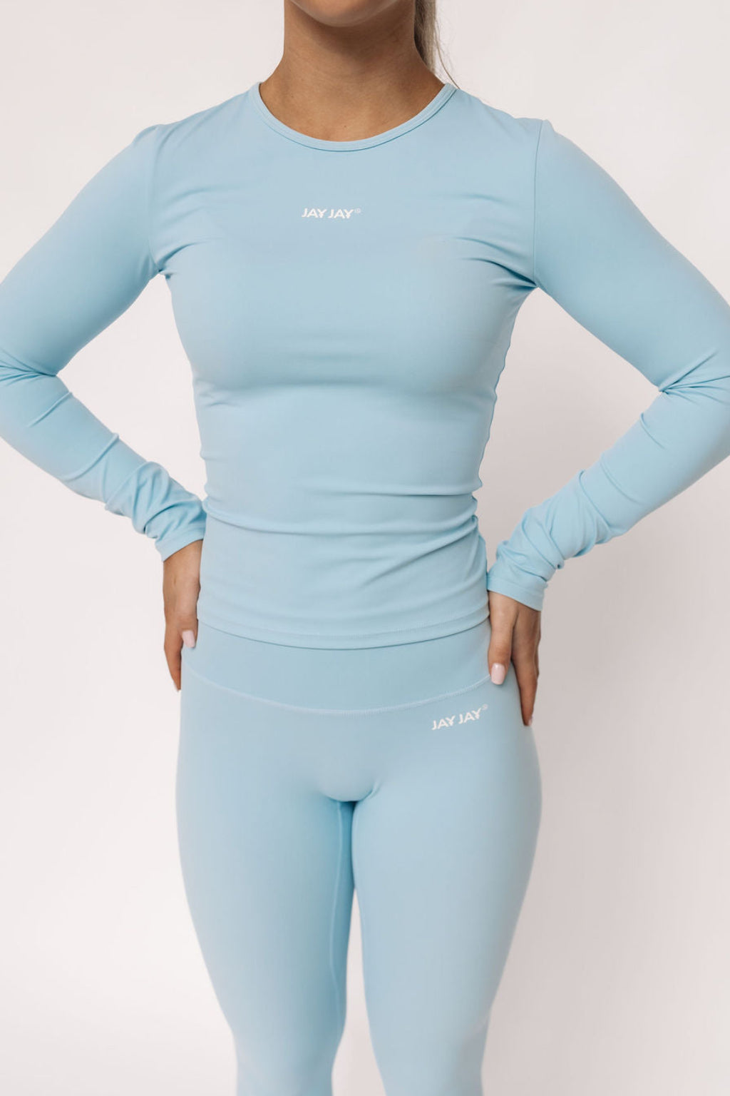 AURA BABY BLUE LONG-SLEEVE
